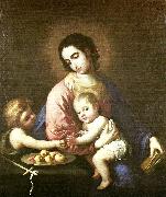 Francisco de Zurbaran virgin and child with st Sweden oil painting artist